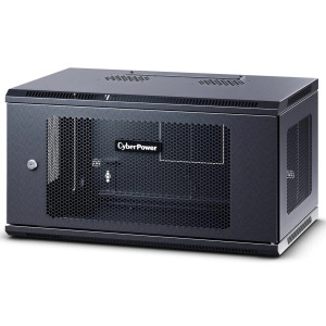 CyberPower CR6U61003 Wall Mount IT Equipment Enclosure, 132 lb. capacity, adjustable rack angles